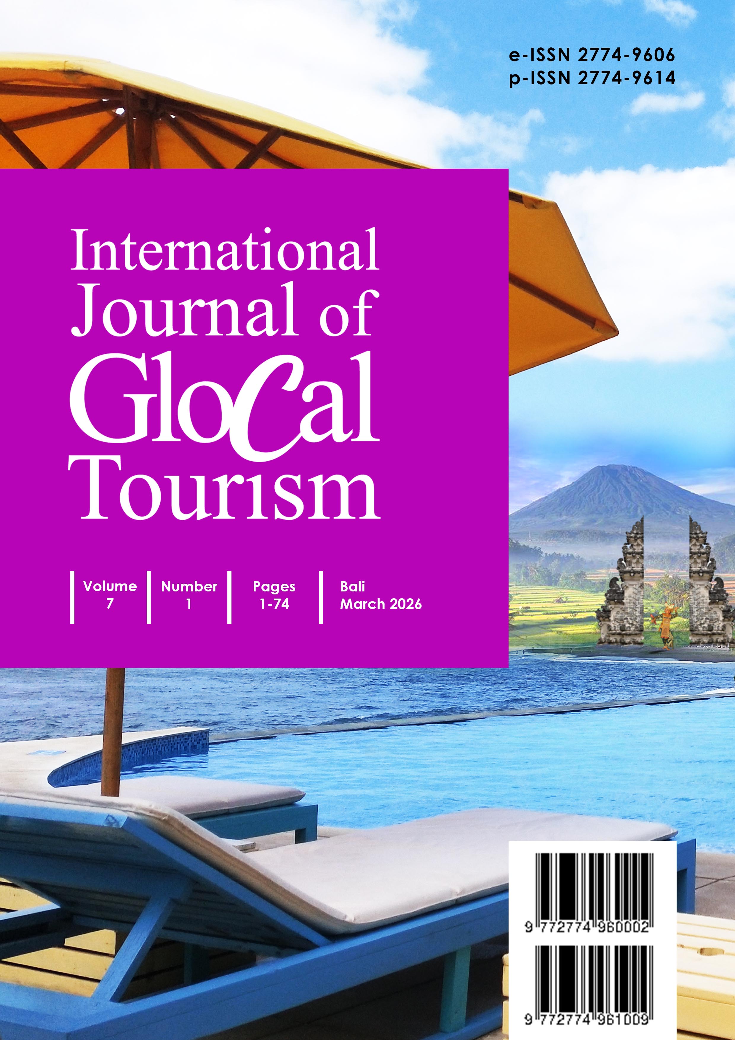 					View Vol. 7 No. 1 (2026): International Journal of Glocal Tourism - March 2026
				